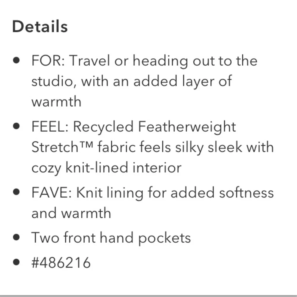 Athleta Attitude Lined Pant Size 6 - Picture 6 of 8